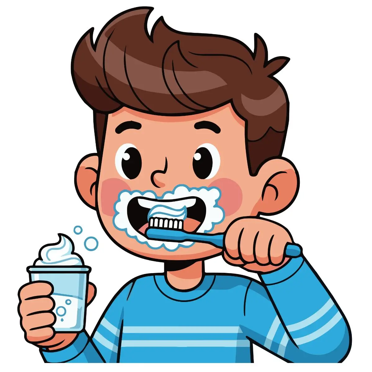 Ícone de escovar os dentes